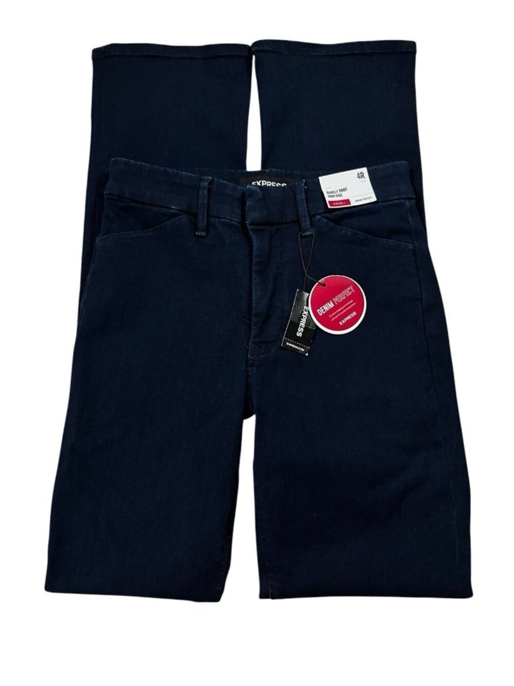 Express Barely bootcut Trouser stretch Jeans Women's size 4R NWT
